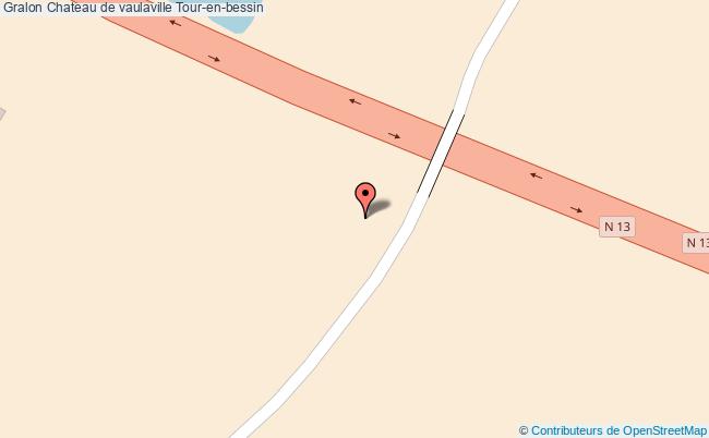 plan Chateau De Vaulaville Tour-en-bessin Tour-en-bessin