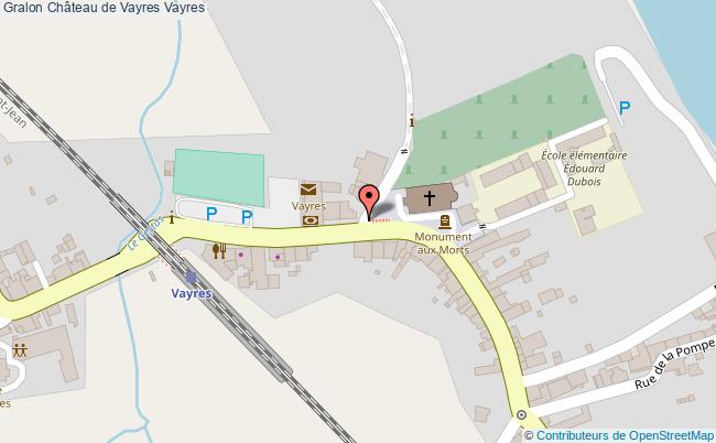 plan Château De Vayres Vayres Vayres