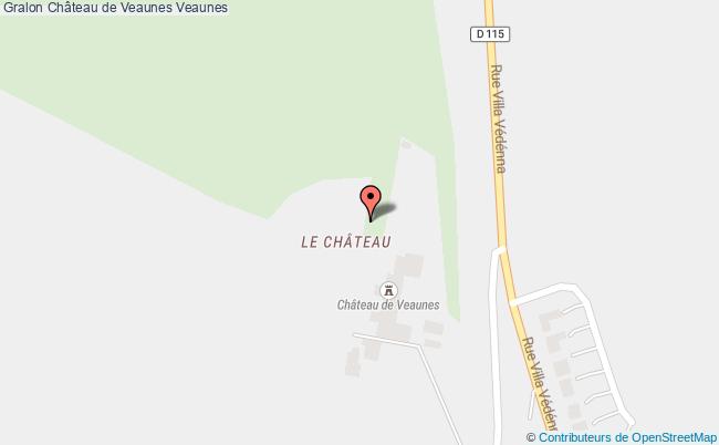 plan Château De Veaunes Veaunes Veaunes