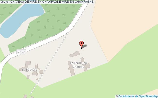 plan Chateau De Vire En Champagne Vire-en-champagne VIRE-EN-CHAMPAGNE