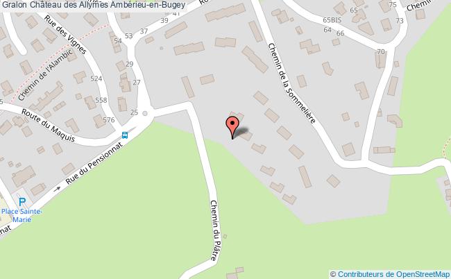 plan Château Des Allymes Ambérieu-en-bugey Ambérieu-en-Bugey