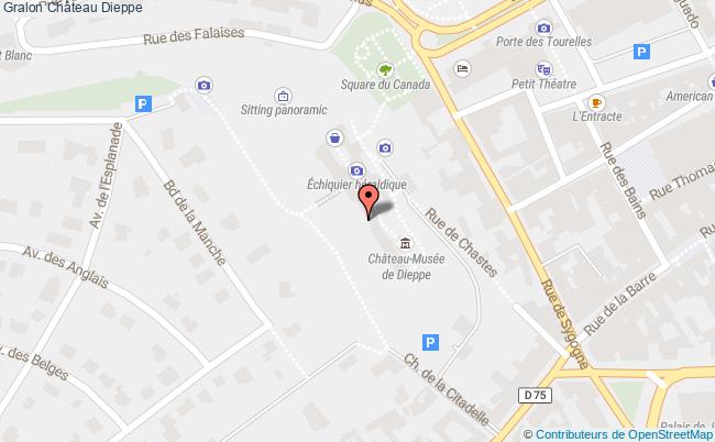 plan Château Dieppe Dieppe