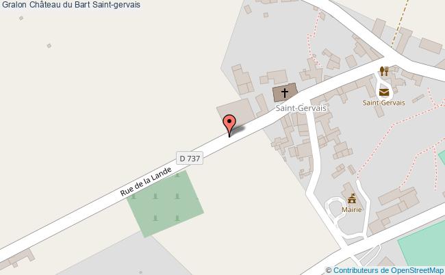 plan Château Du Bart Saint-gervais Saint-gervais