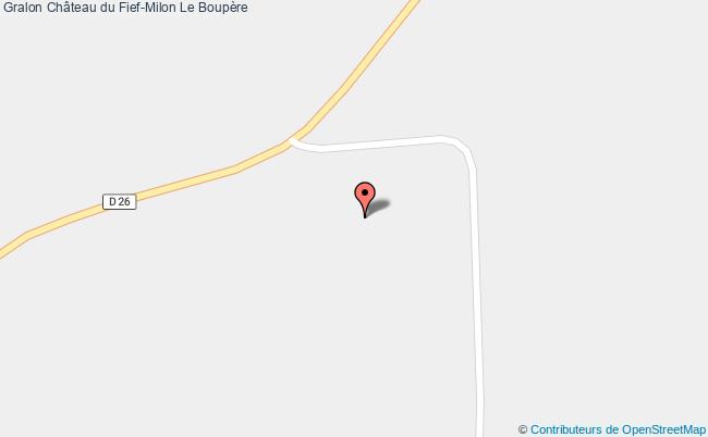plan Château Du Fief-milon Le Boupère Le Boupère