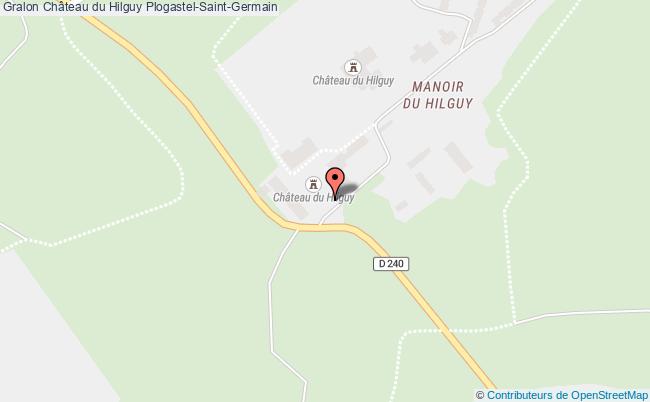 plan Château Du Hilguy Plogastel-saint-germain Plogastel-Saint-Germain