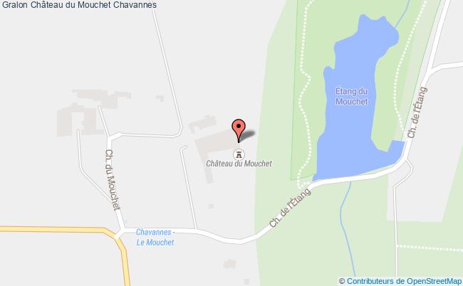 plan Château Du Mouchet Chavannes Chavannes