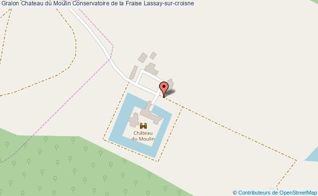 plan Chateau Du Moulin Conservatoire De La Fraise Lassay-sur-croisne Lassay-sur-croisne