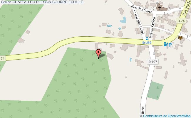 plan Chateau Du Plessis-bourre Ecuille ECUILLE