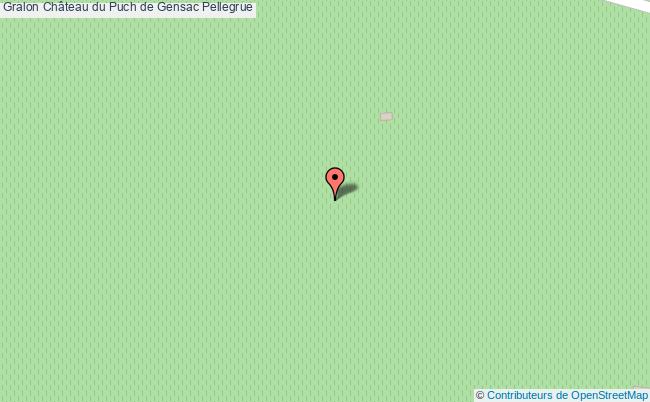 plan Château Du Puch De Gensac Pellegrue Pellegrue