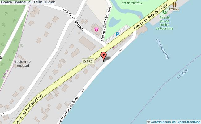 plan Chateau Du Taillis Duclair Duclair