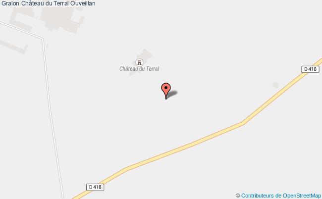 plan Château Du Terral Ouveillan Ouveillan