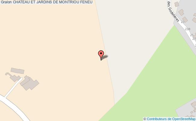 plan Chateau Et Jardins De Montriou Feneu FENEU