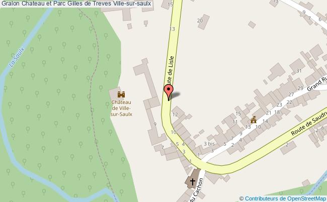 plan Chateau Et Parc Gilles De Treves Ville-sur-saulx Ville-sur-saulx