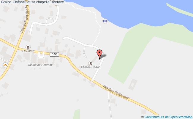 plan Château Et Sa Chapelle Hontanx Hontanx