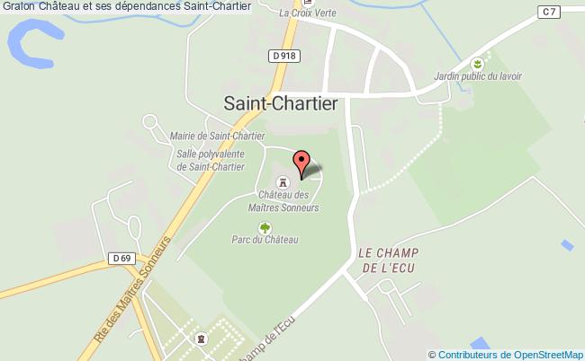 plan Château Et Ses Dépendances Saint-chartier Saint-Chartier