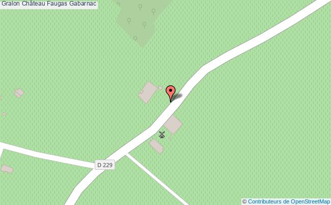 plan Château Faugas Gabarnac Gabarnac