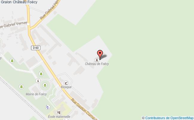 plan Château Foëcy Foëcy