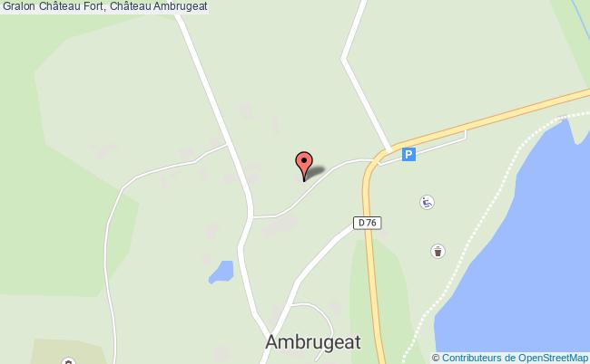 plan Château Fort, Château Ambrugeat Ambrugeat