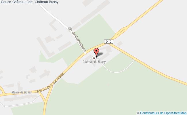 plan Château Fort, Château Bussy Bussy