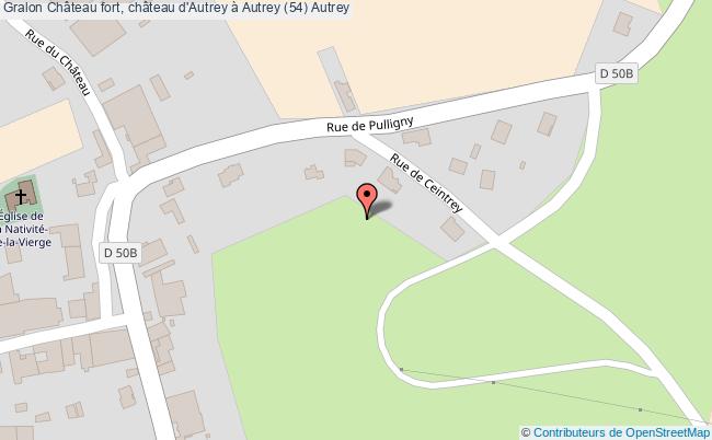 Château fort, château d'Autrey à Autrey (54)