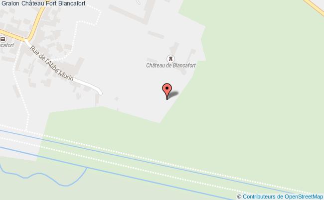 plan Château Fort Blancafort Blancafort