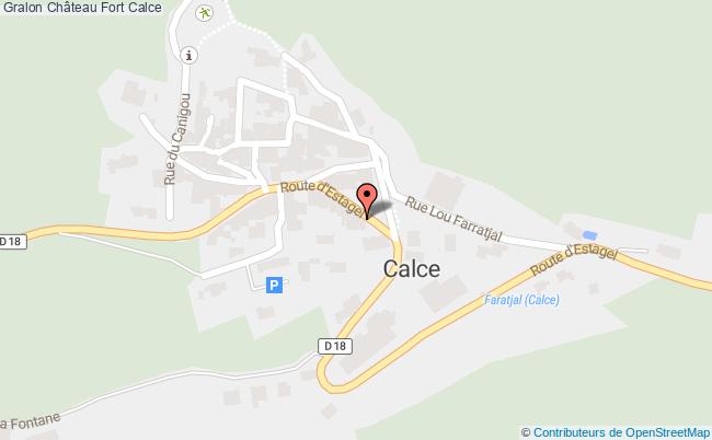 plan Château Fort Calce Calce