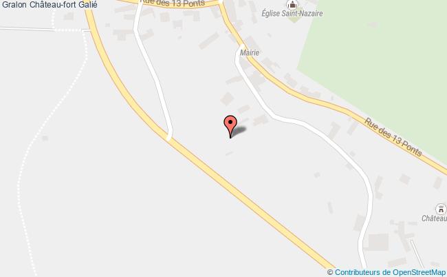 plan Château-fort Galié Galié