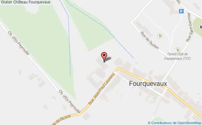 plan Château Fourquevaux Fourquevaux