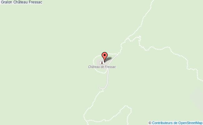 plan Château Fressac Fressac