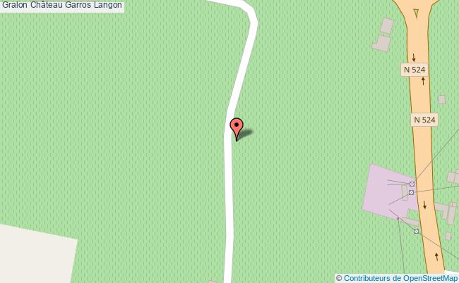 plan Château Garros Langon Langon