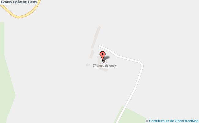 plan Château Geay Geay