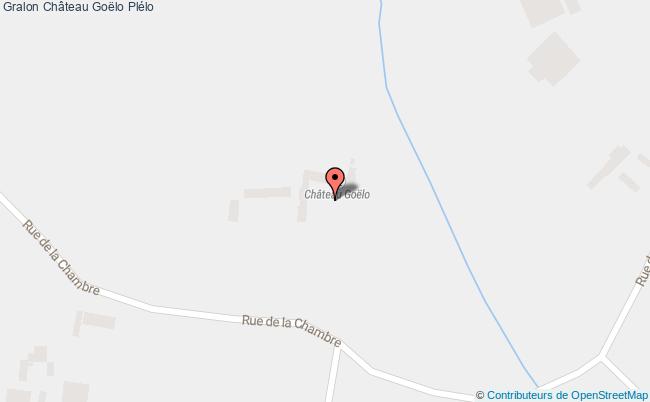 plan Château Goëlo Plélo Plélo