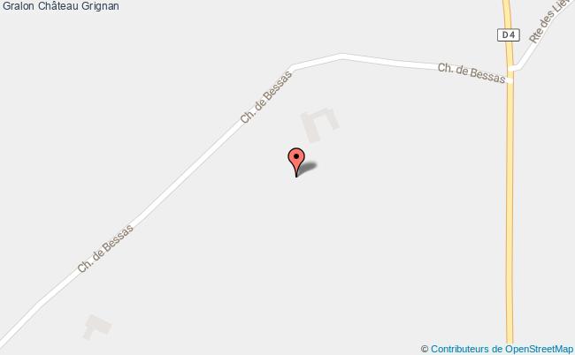 plan Château Grignan Grignan