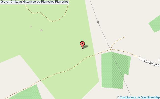 plan Château Historique De Pierreclos Pierreclos Pierreclos