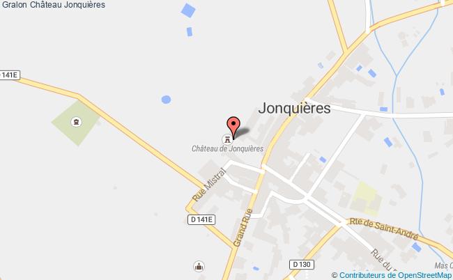 plan Château Jonquières Jonquières