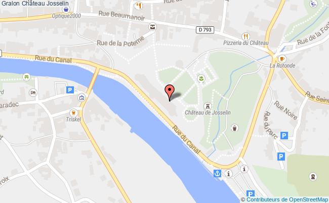 plan Château Josselin Josselin