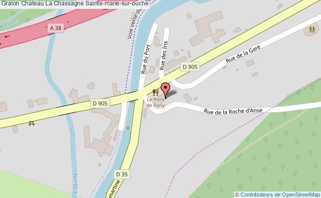 plan Chateau La Chassagne Sainte-marie-sur-ouche Sainte-marie-sur-ouche