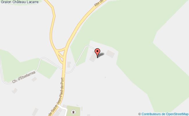 plan Château Lacarre Lacarre