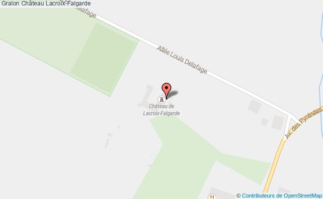 plan Château Lacroix-falgarde Lacroix-Falgarde