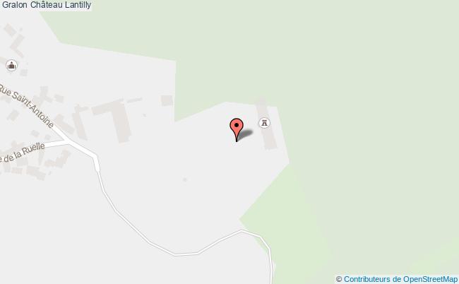 plan Château Lantilly Lantilly