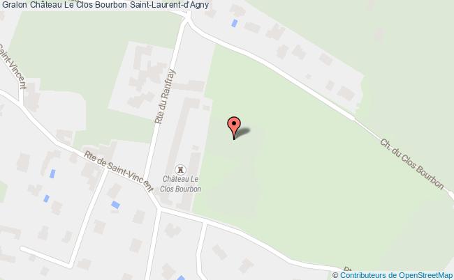 plan Château Le Clos Bourbon Saint-laurent-d'agny Saint-Laurent-d'Agny