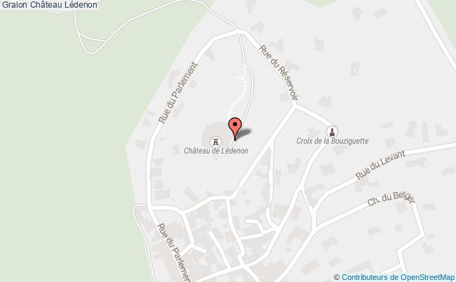 plan Château Lédenon Lédenon