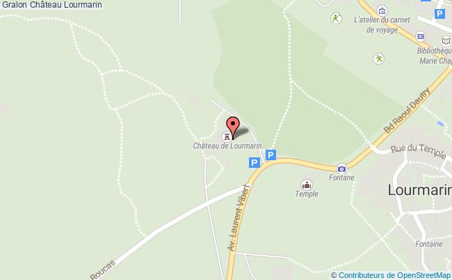 plan Château Lourmarin Lourmarin