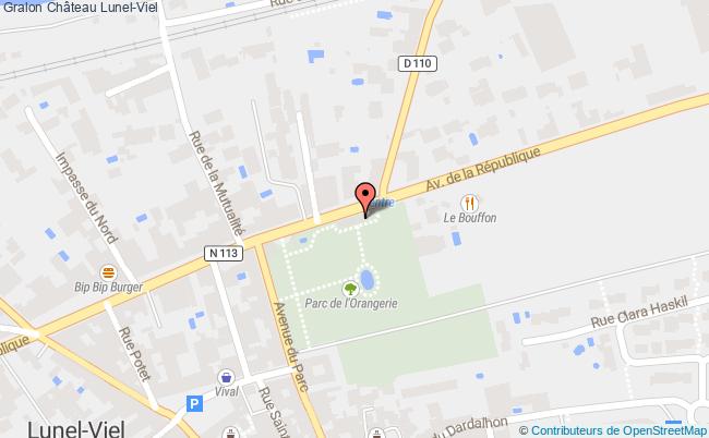 plan Château Lunel-viel Lunel-Viel