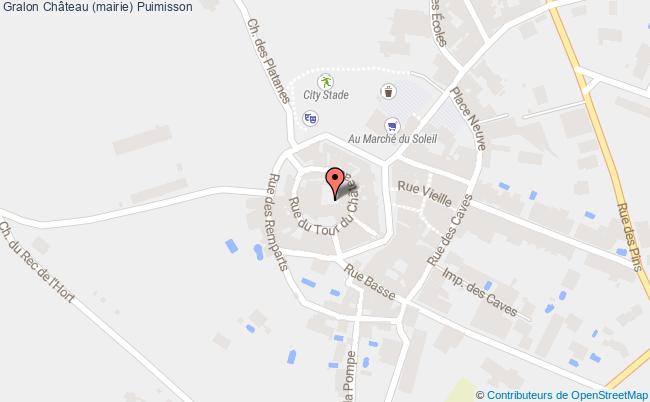 plan Château (mairie) Puimisson Puimisson