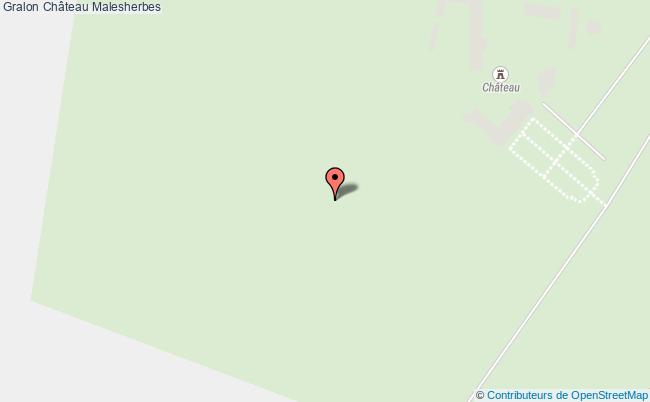 plan Château Malesherbes Malesherbes