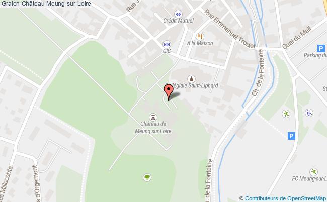 plan Château Meung-sur-loire Meung-sur-Loire
