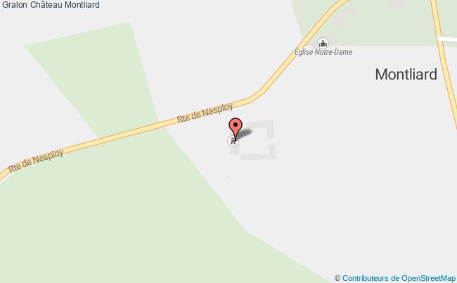 plan Château Montliard Montliard
