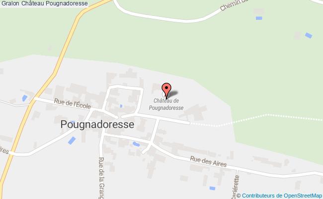 plan Château Pougnadoresse Pougnadoresse