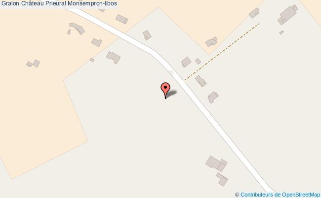 plan Château Prieural Monsempron-libos Monsempron-libos